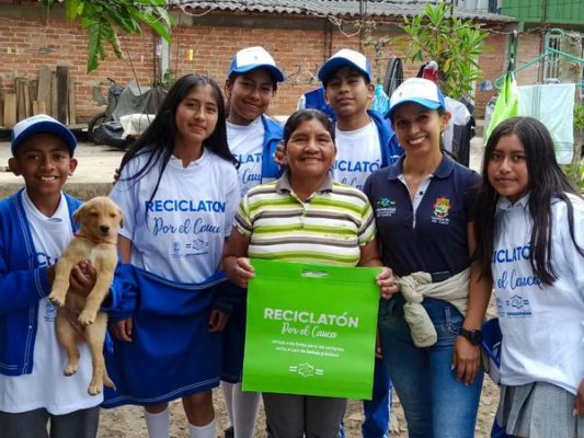EL RECICLATÓN POR EL CAUCA LLEGA AL MUNICIPIO DE PURACÉ.
